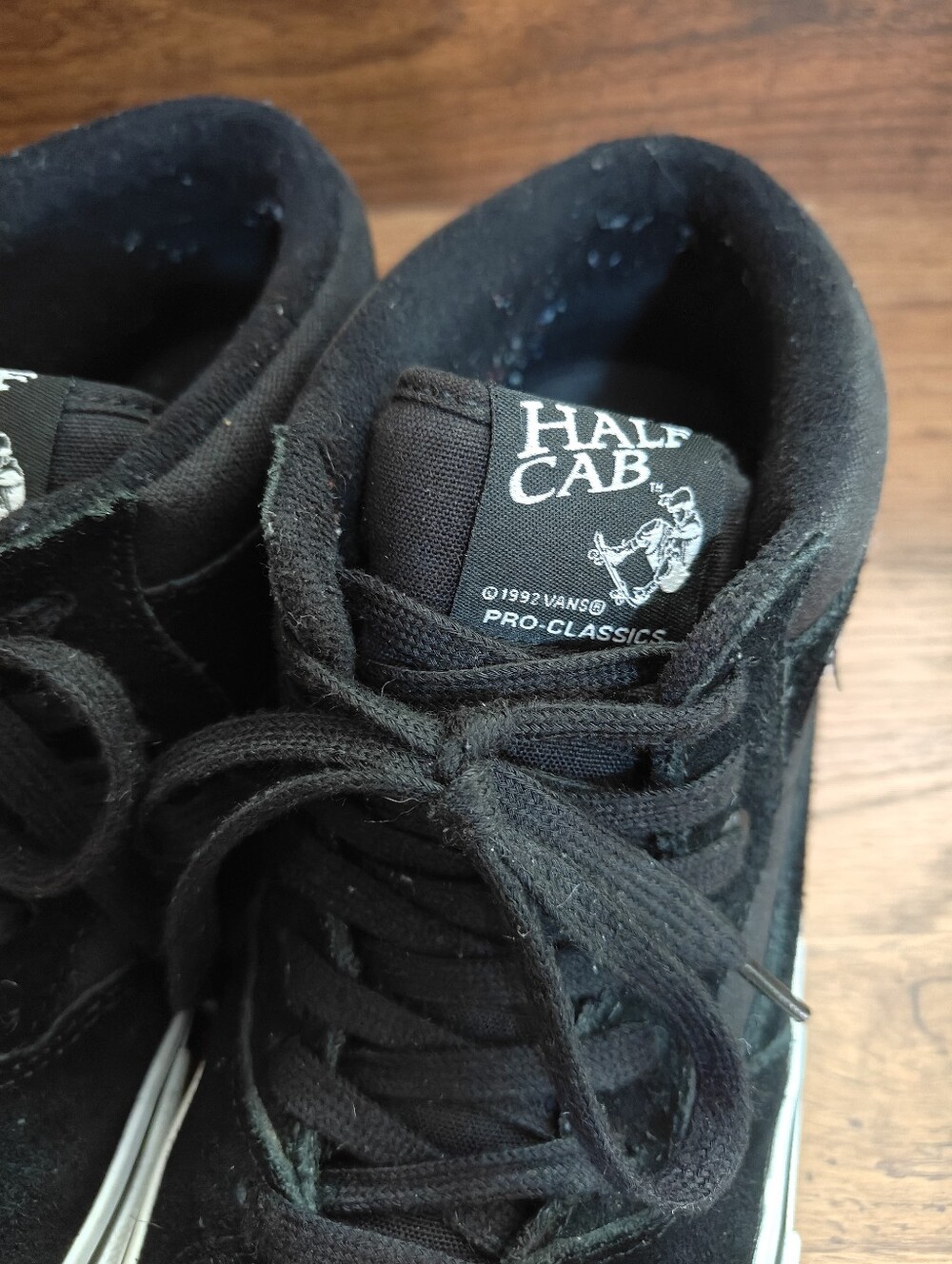 Vans Half Cab Pro Black Skate Shoes Sz 9.5 - Picture 4 of 8